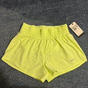 Nike Women's Neon Yellow Shorts